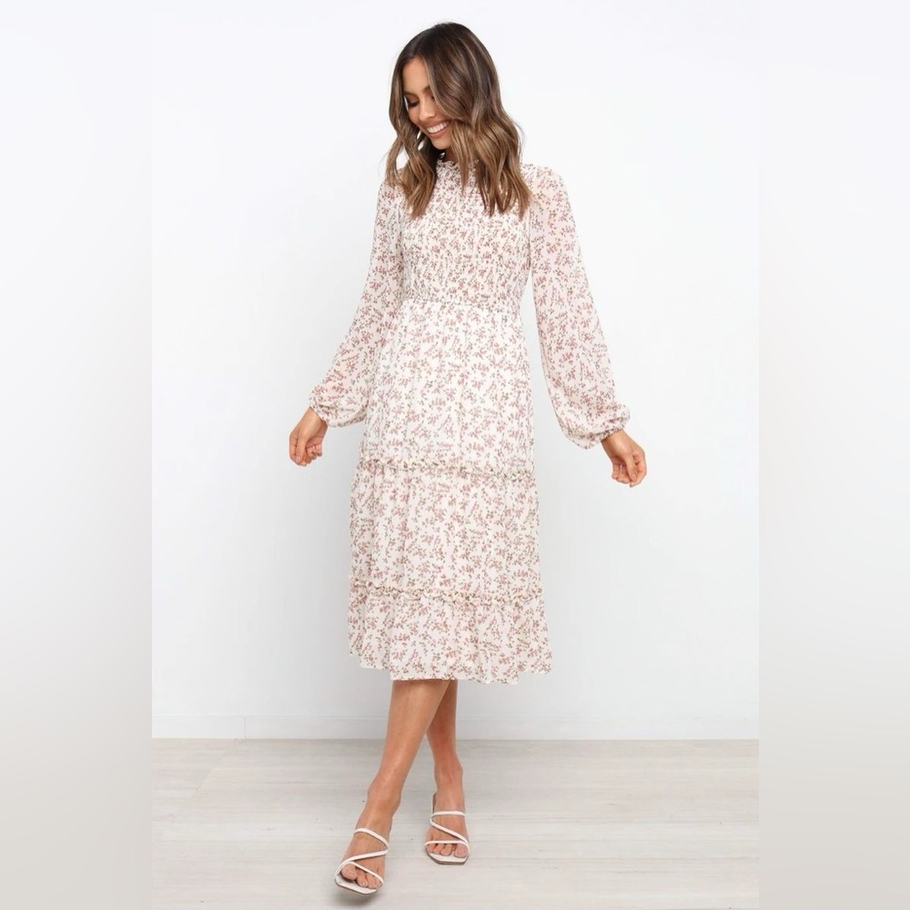 Petal & Pup Floral Cream Dress
